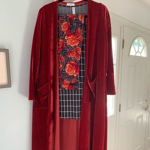 LuLaRoe Velvet Sarah Cardigan
